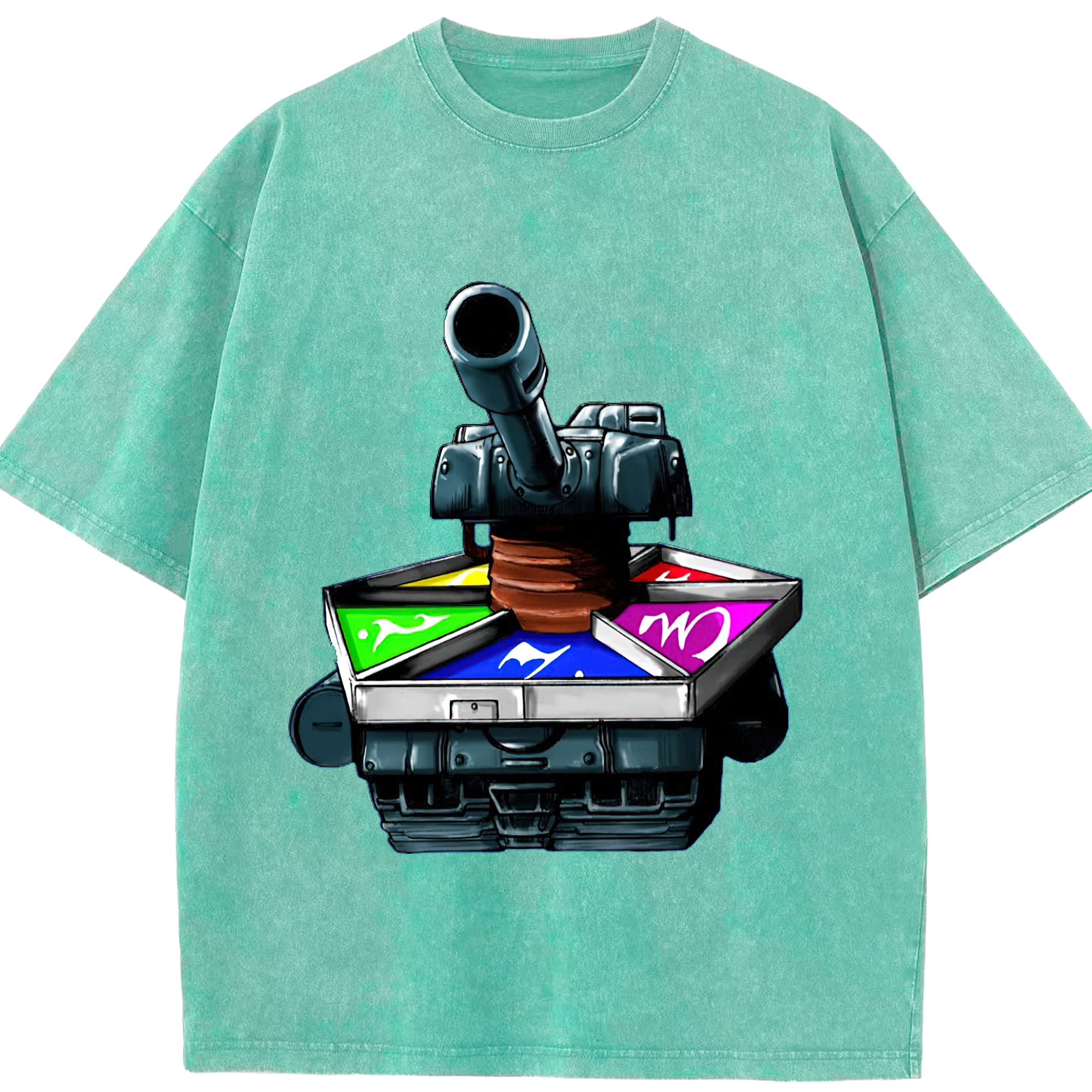 （画像用） 遊☆戯☆王 Yu-Gi-Oh! 綿100% ヴィンテージ風 半袖Tシャツ（フロントプリント）